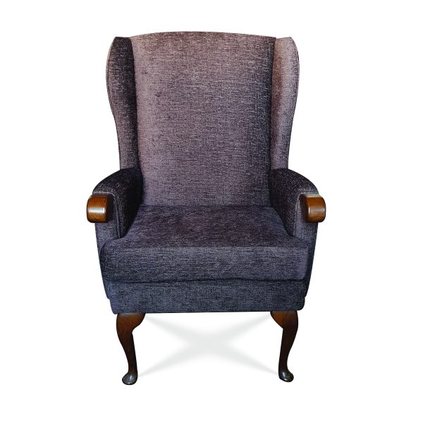 Made in Lancashire by our skilled craftsmen Fully upholstered high back wing chair with knuckles to assist getting in and out of seat 3 seat heights and 2 widths available