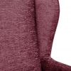 The chair is often placed as a hearth chair, this Allison high seat uses plush fabrics and foam construction. meeting UK furniture Crib 5 fire regulations, promising more fire safety over standard living room chairs